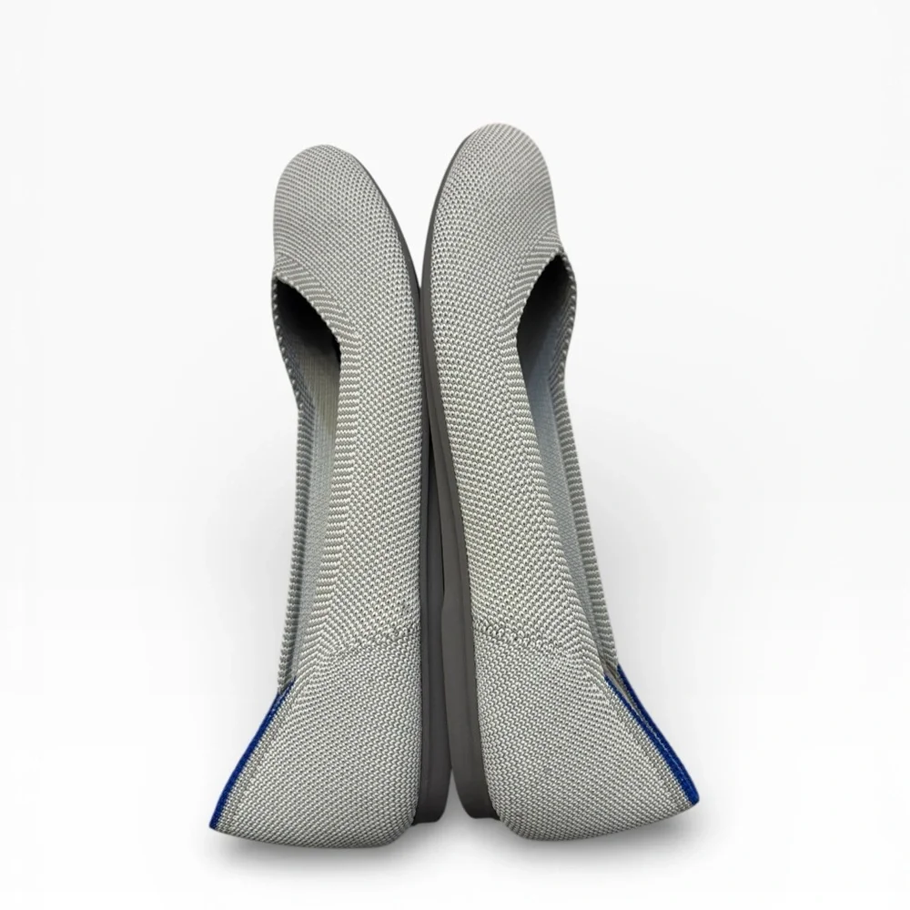 Rothy's Women's the square Gray Flat ballet shoes 8